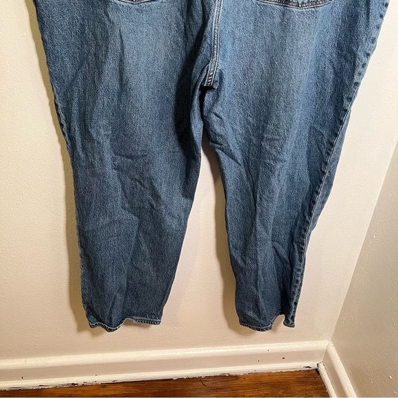 Old Navy High-Rise Slouchy Straight Jean Medium Wash 24 - Picture 9 of 13